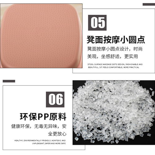 加厚塑料凳子家用板凳高凳時(shí)尚簡約客廳餐桌塑膠椅經(jīng)濟(jì)型膠凳椅子